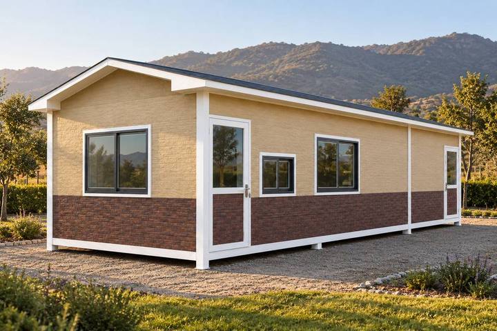 AL-05 · Casa longitudinal con cubierta a dos aguas