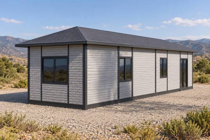 AL-11 · Casa gris longitudinal