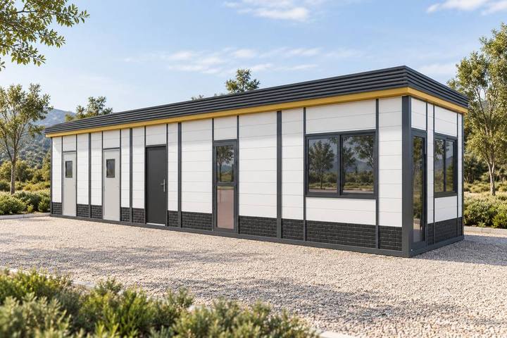 AL-16 · Casa modular longitudinal