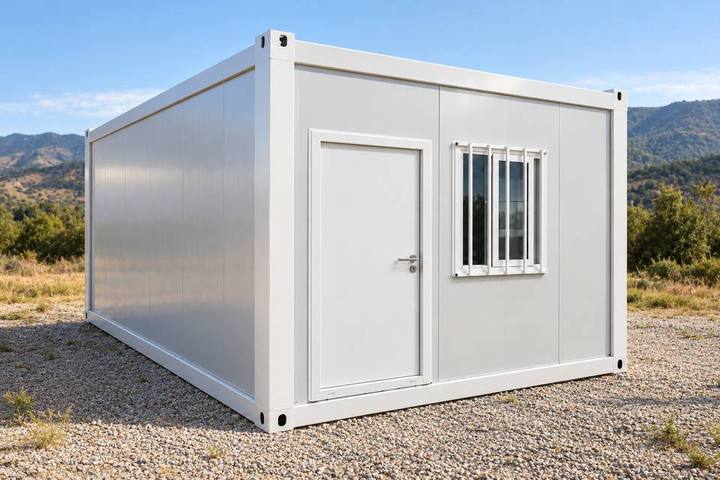 MOD-03 · Módulo flat pack plegable