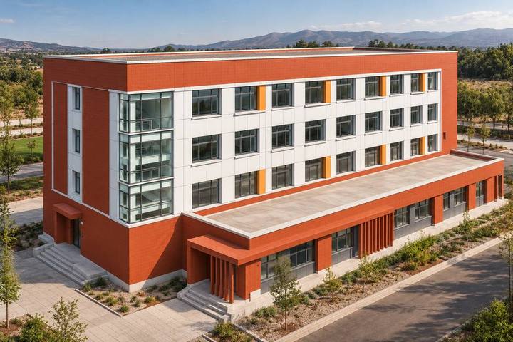 VM-05 · Edificio modular institucional
